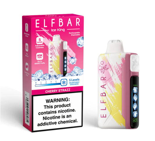 ELFBAR ICE KING 40.000 PUFFS CHERRY STRAZZ