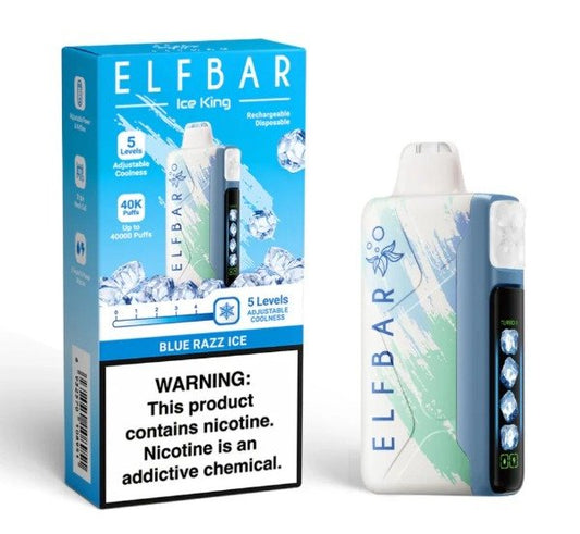 ELFBAR ICE KING 40.000 PUFFS BLUE RAZZ ICE