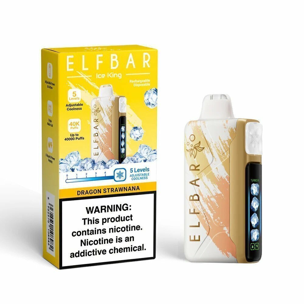 ELFBAR ICE KING 40.000 PUFFS DRAGON STRAWNANA