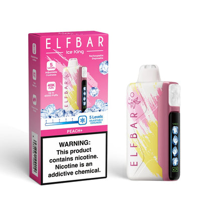ELFBAR ICE KING 40.000 PUFFS PEACH +