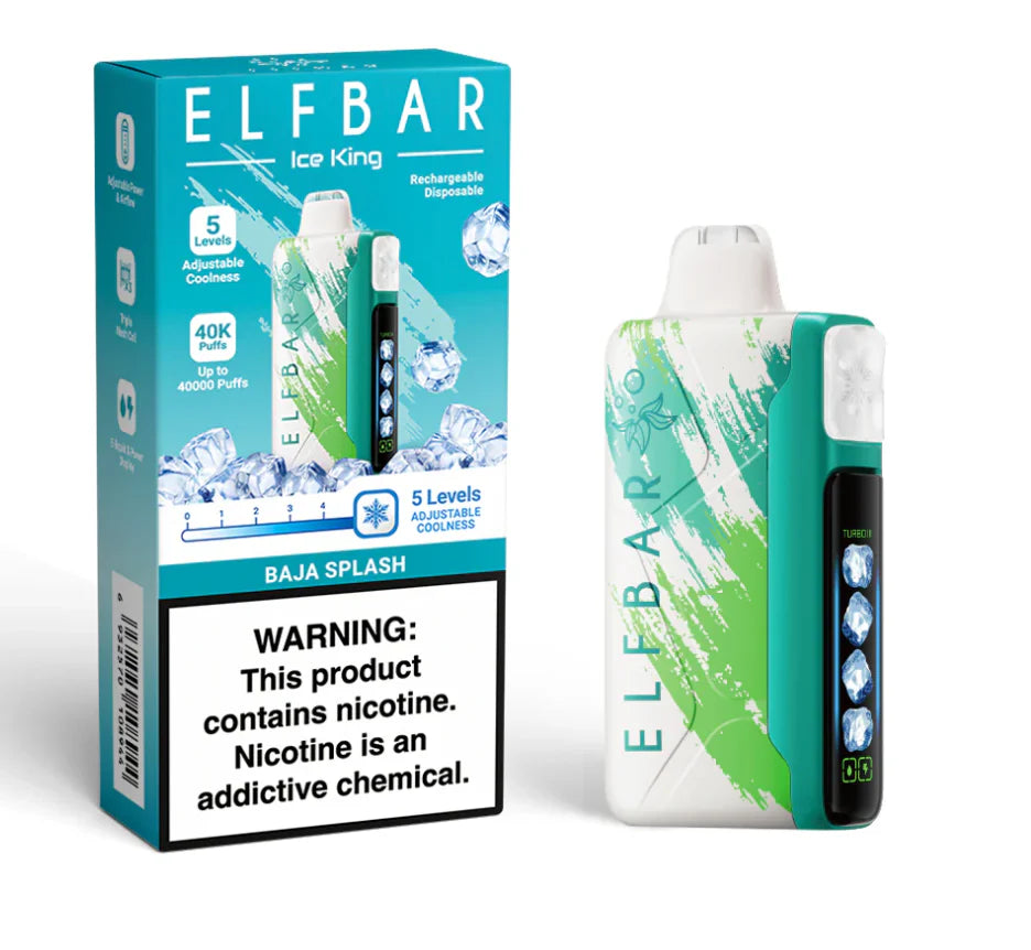 ELFBAR ICE KING 40.000 PUFFS BAJA SPLASH