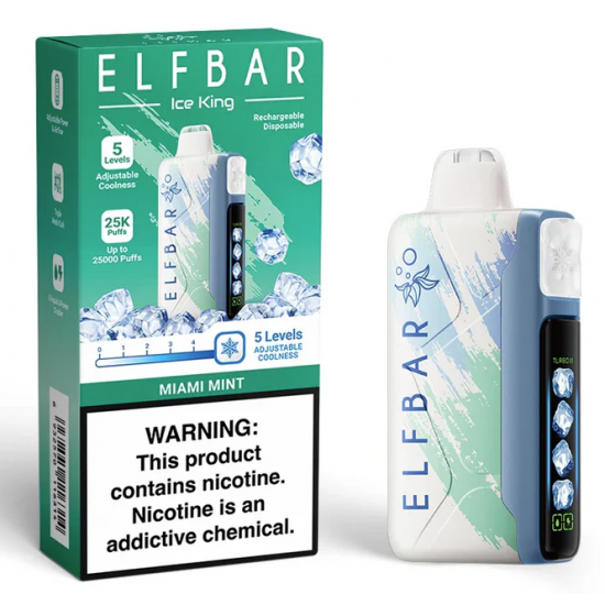 ELFBAR ICE KING 40.000 PUFFS MIAMI MINT